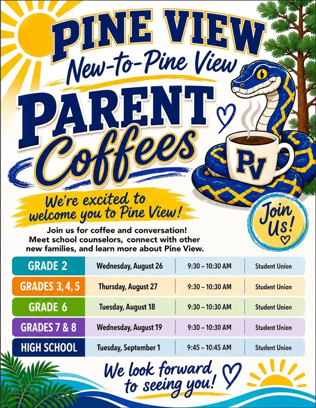 New to Pine View Coffee Meetups