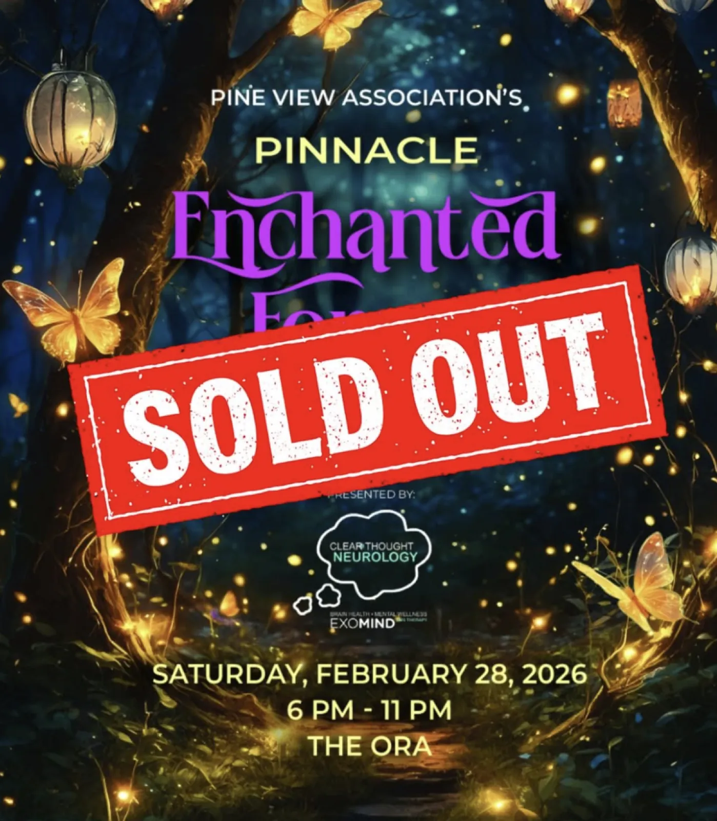 Pinnacle 2026 Enchanted Forest — Sold Out
