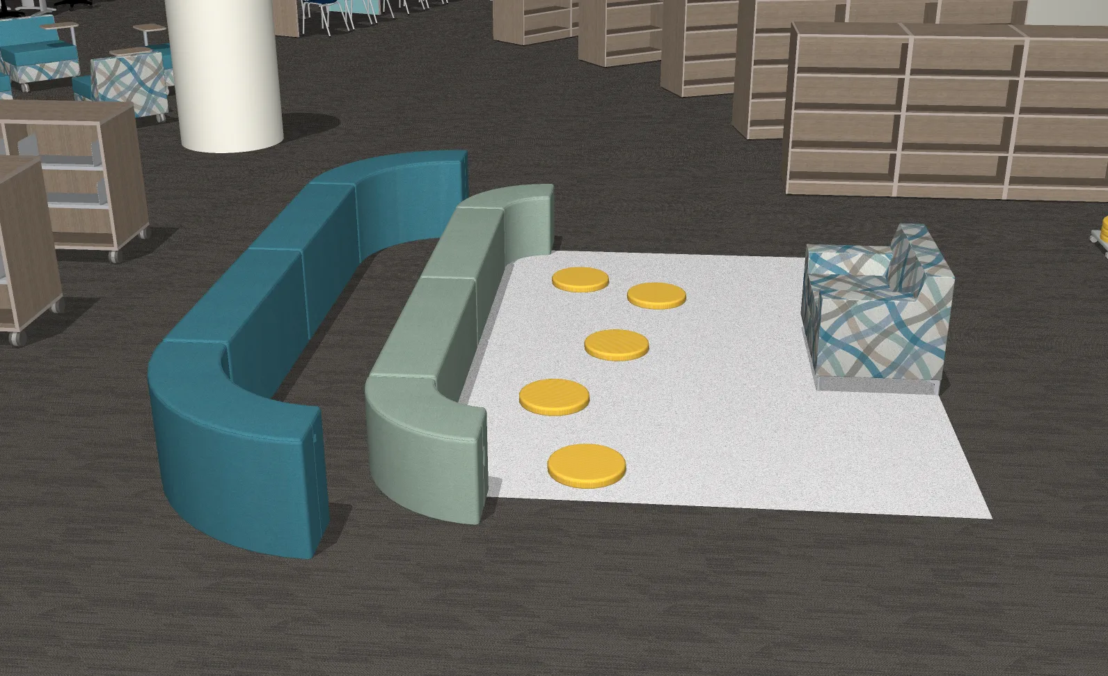 A gathering space for the youngest readers
